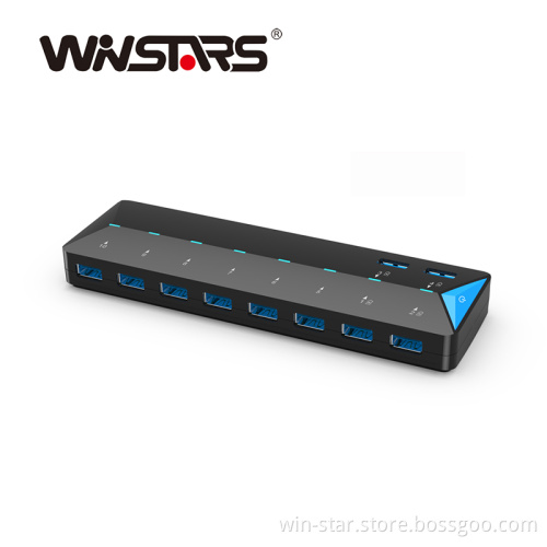10 Port USB 3.0 Hub with 12V 4A power adapter